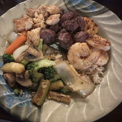 Osaka Hibachi (Chicken, Shrimp, Steak)