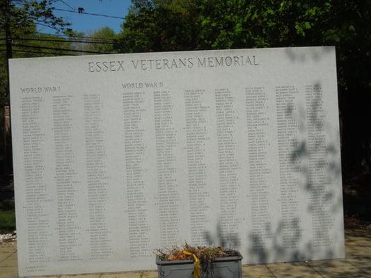 names of the veterans