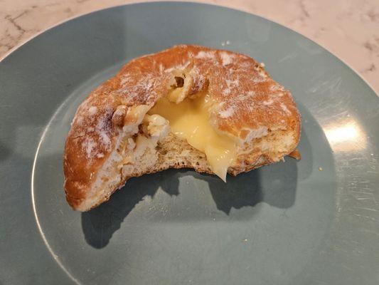 Vanilla cream donut. Gross. Filling is thick, wet, pudding like, and not in a good way.