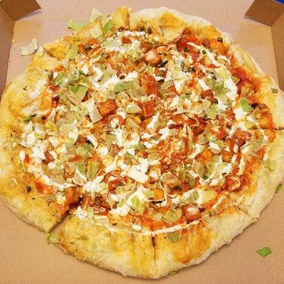 Buffalo chicken pizza