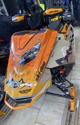 Customized SCS wraps for snowmobiles, side by sides, ect.