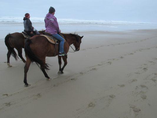 Beautiful beach ride.