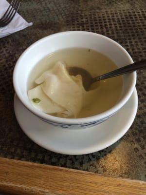 It's hard to get wrong with wonton soup unless you have it here.