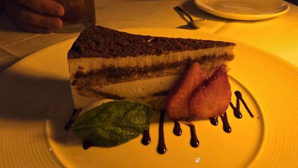 Tiramisu: Zabaione cream and espresso sponge cake