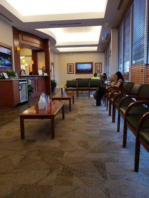 Clean waiting area