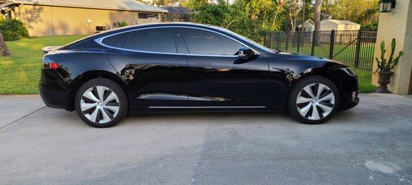 This is my 2020 model s, the tint held up extremely well