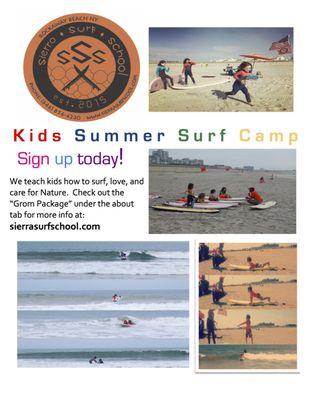 Kids summer surf camp