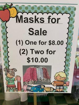 Masks for sale