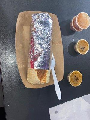 Football sized burrito!