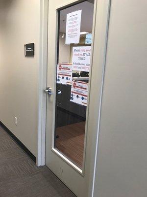 Office door