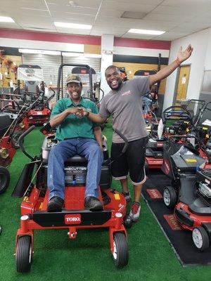 Congrats Mr Bigby! Thank you very much for choosing Mower Menders of Ga.