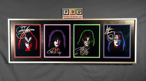 POSTERSonBOARD.com can preserve those specially signed items from super stars, like the KISS band members!