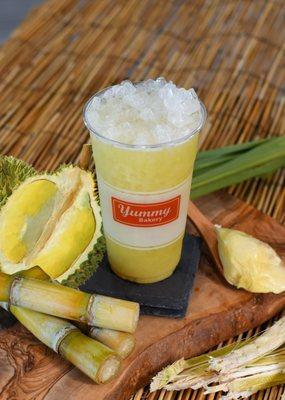 FRESH Durian Mung Bean Cold Pressed Sugarcane Juice