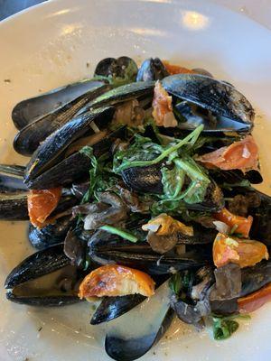 Black and Blue Mussel Appetizer