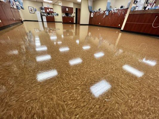 Floor Care to a Medical Office