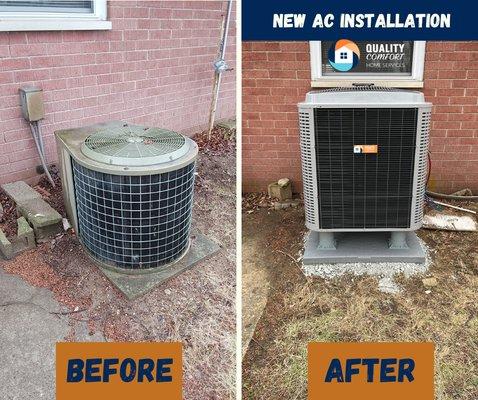 New AC Installation