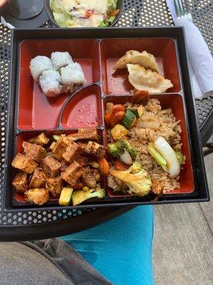 Tofu Bento Box - 4/5 stars overall.