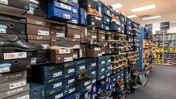 Dress Shoe Section of Store