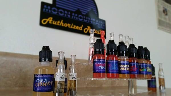 Moon Mountain Vapor's have landed....Cap n' Comet and Buzz Berry just to name some of the top Flavors...Get them now!!!