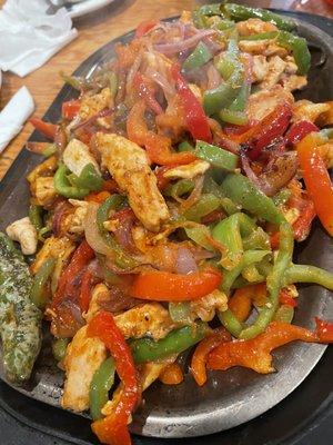 Chicken fajitas