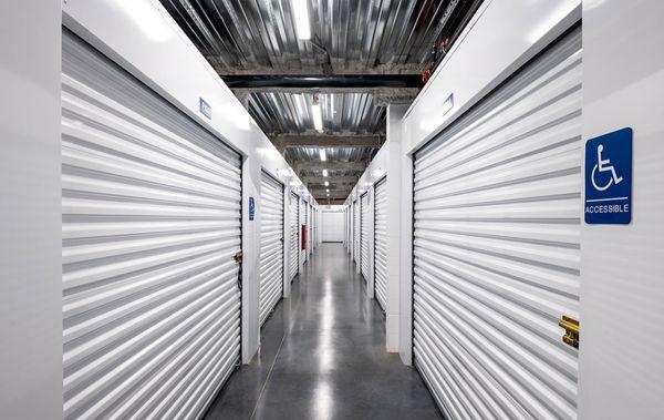 Indoor, clean, bright, and secure storage units