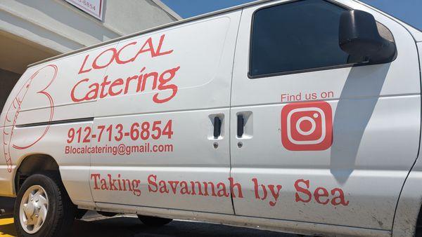 Our catering van that will deliver your event needs!