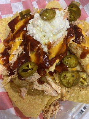 Smoked Chicken Nachos