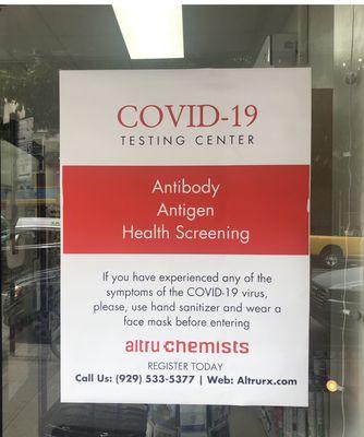 COVID-19, antigen test are covered by your insurance.