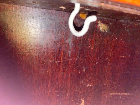 Hooks Under Bar