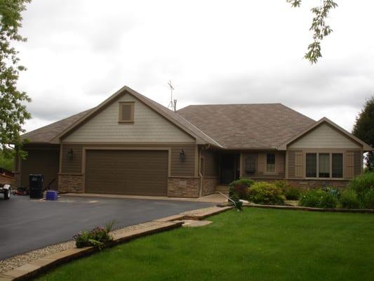 We installed James Hardie siding. Edina, Minnesota