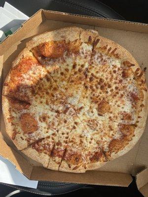 Large cheese pizza