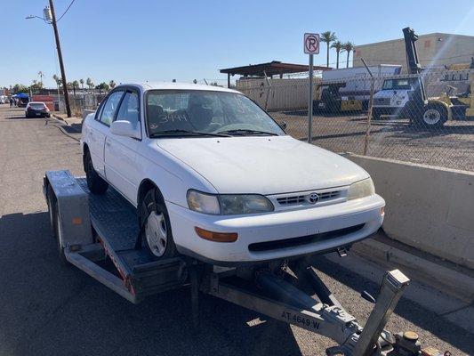 Toyota corolla that I bid on and won!