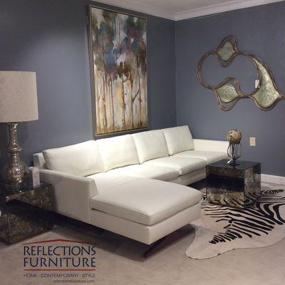 American Leather Sectional