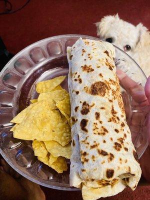 Such a great burrito. Chicken breakfast burrito.