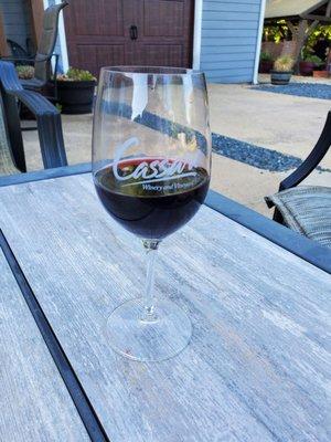 Glass of Sangiovese