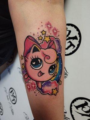 jigglypuff tattoo kawaii by Polo