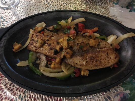 Fish fajita