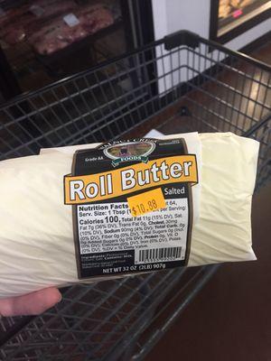 Roll of butter