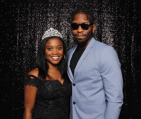 Black Sequin Photo Booth