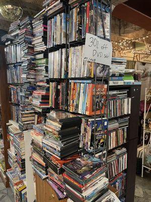 DVD's, Blu-rays, and VHS