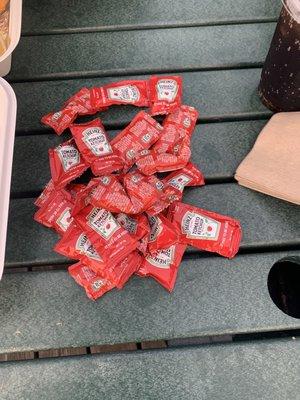 That's a lot of ketchup