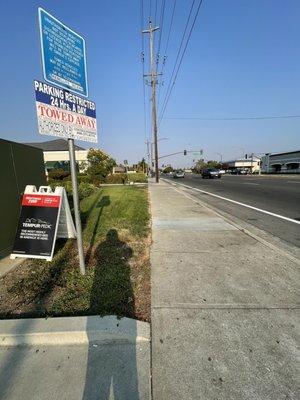 Cross streets; Blossom Hill and Sanchez next to Wells Fargo Mortgage and Denny's