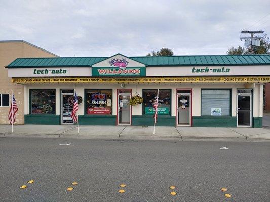 Willands Tech Auto located at 2040 Vista Drive in Historic Downtown Ferndale!