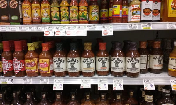 Pretty good sauces here.