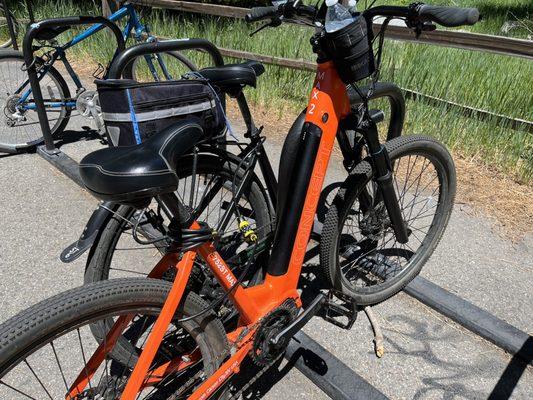 South Tahoe e-bikes out in the wild, as we enjoyed them today.