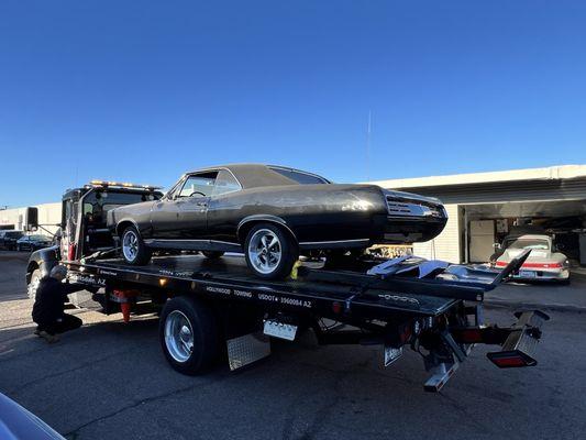 Pick up and delivery of my 1967 GTO. Thanks Teresa and Jim!