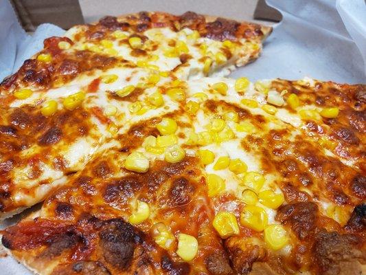 Pizza with Corn