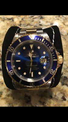 Rolex Submariner with Blue Dial and Bezel