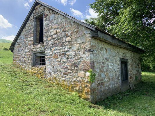 The oldest jail/courthouse west of the Allegheny Mountains is located on the property.