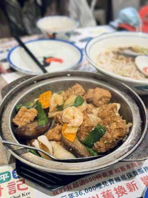 Seafood Tofu in Casserole - yum!